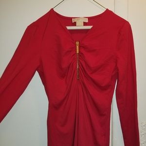 MICHAEL KORS  red blouse!!